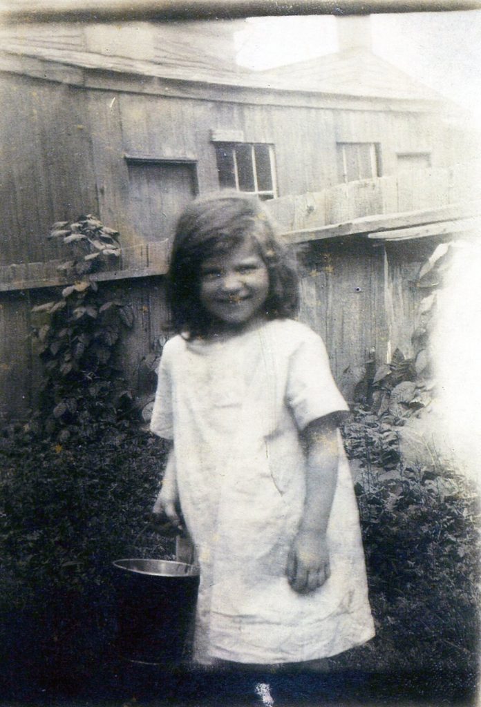 Portrait of Doris Silverman as a young girl.